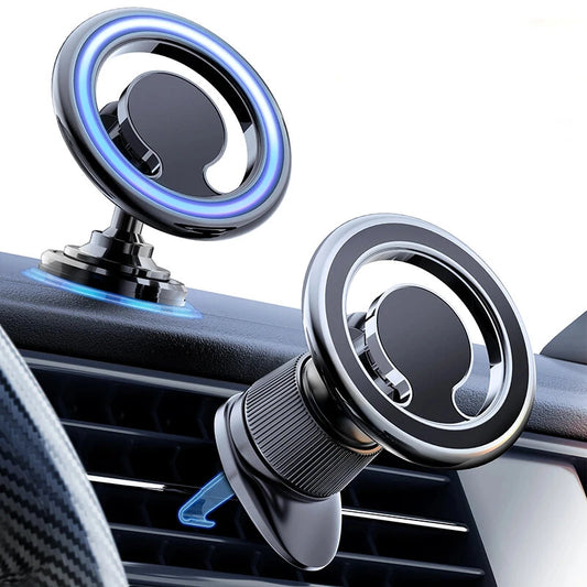 Magnetic Car Phone Mount - Black